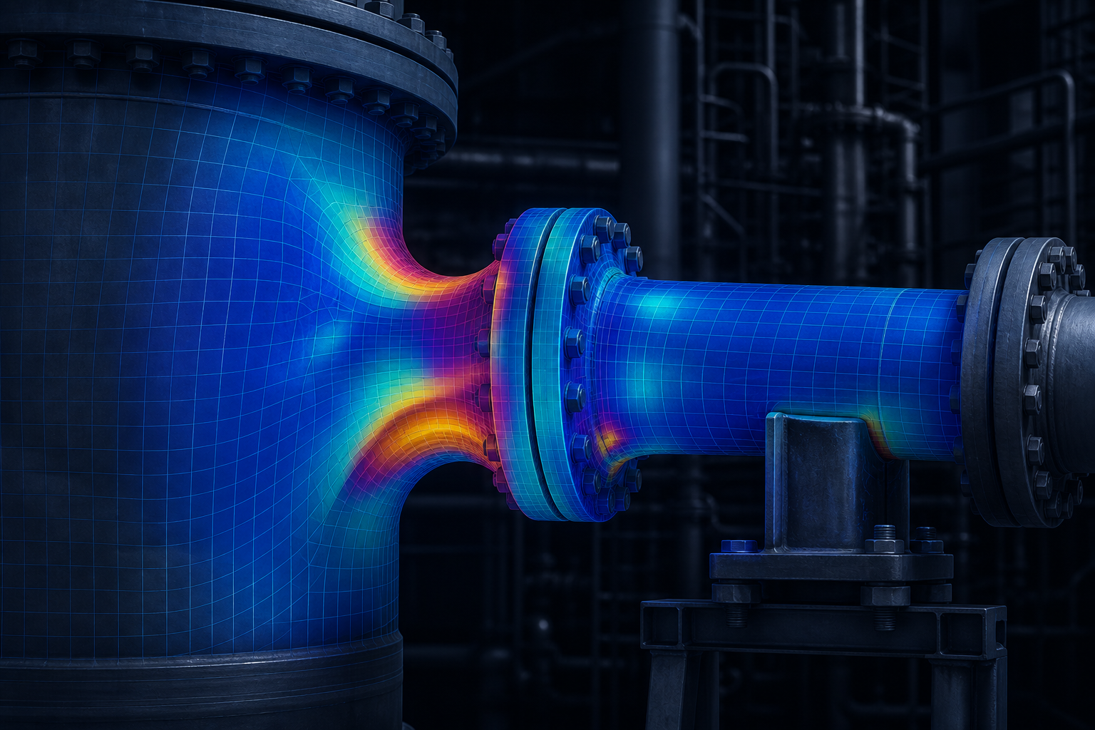 Advanced finite-element stress simulation of pressure equipment