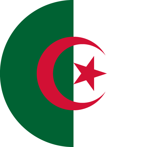 Algerian flag emblem