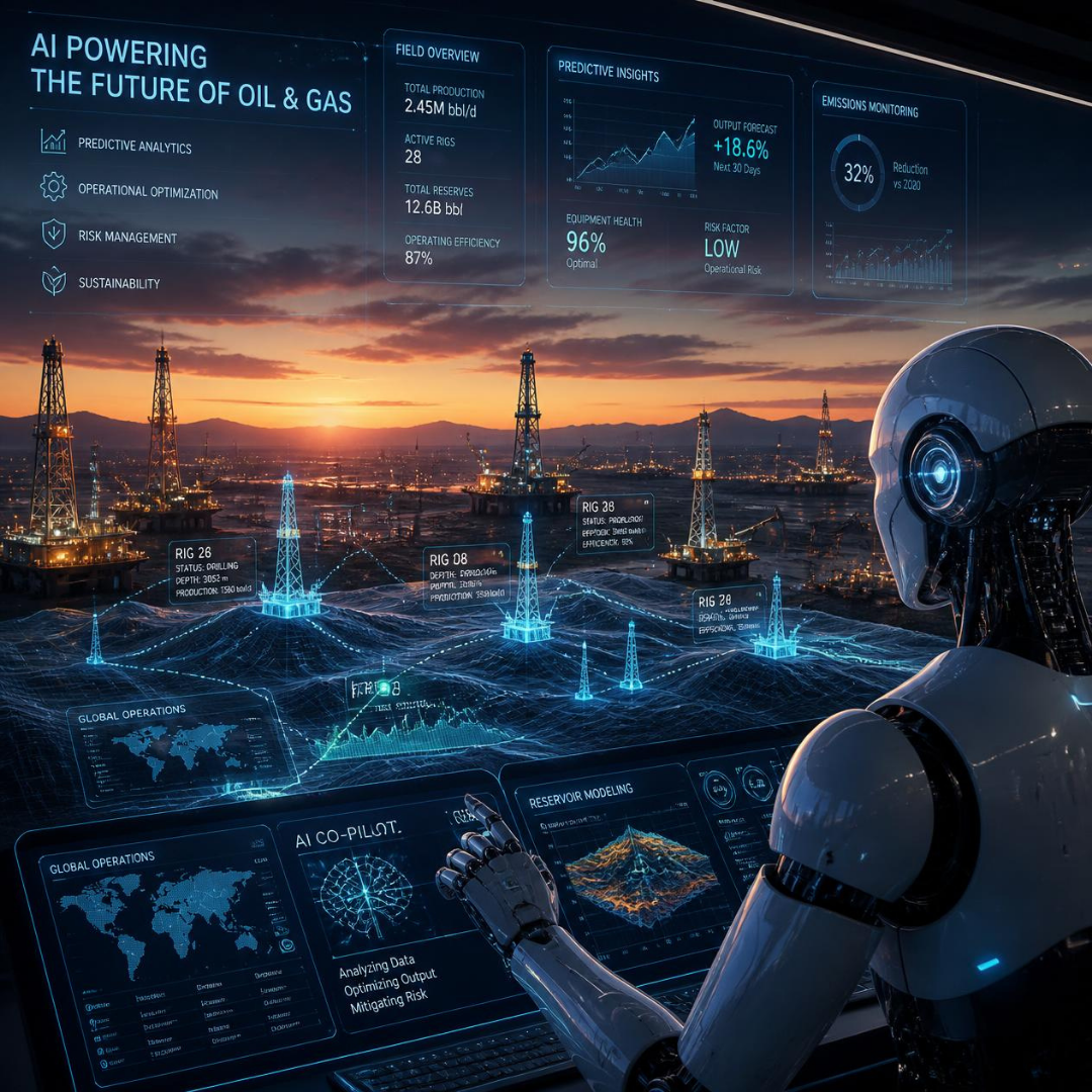 AI-assisted digital twin monitoring oil and gas assets